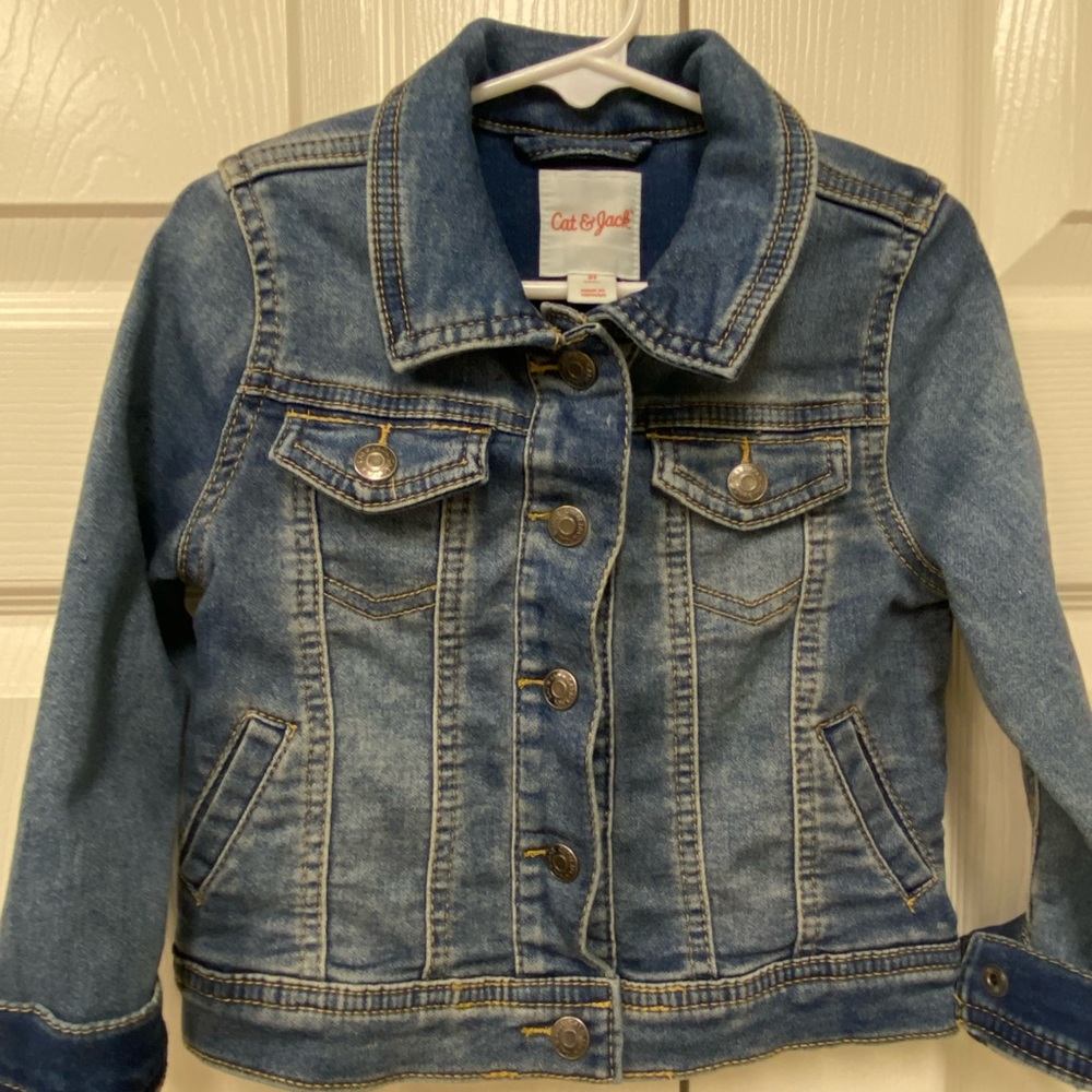 Cat & Jack Classic Blue Jean Jacket for Kids